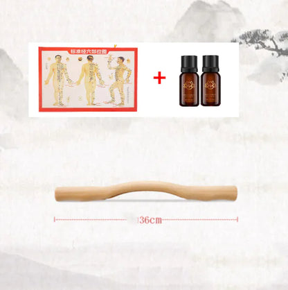 Massage Therapy Wooden Tool Set for Body Wellness