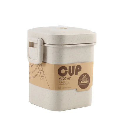 Wheat Straw Fiber Eco-Friendly Lunch Box