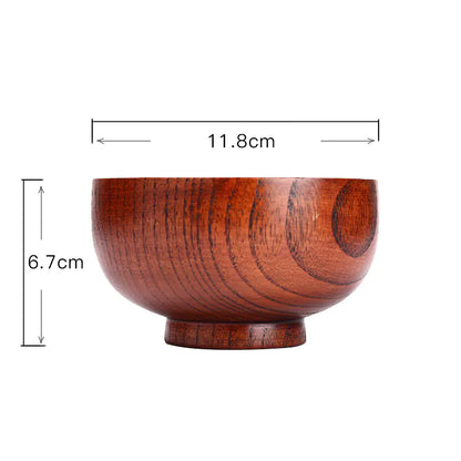Creative Eco-Friendly Wooden Bowl for Dining Use