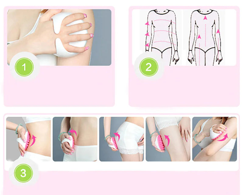 Silicone Body Slimming Massage Brush for Wellness