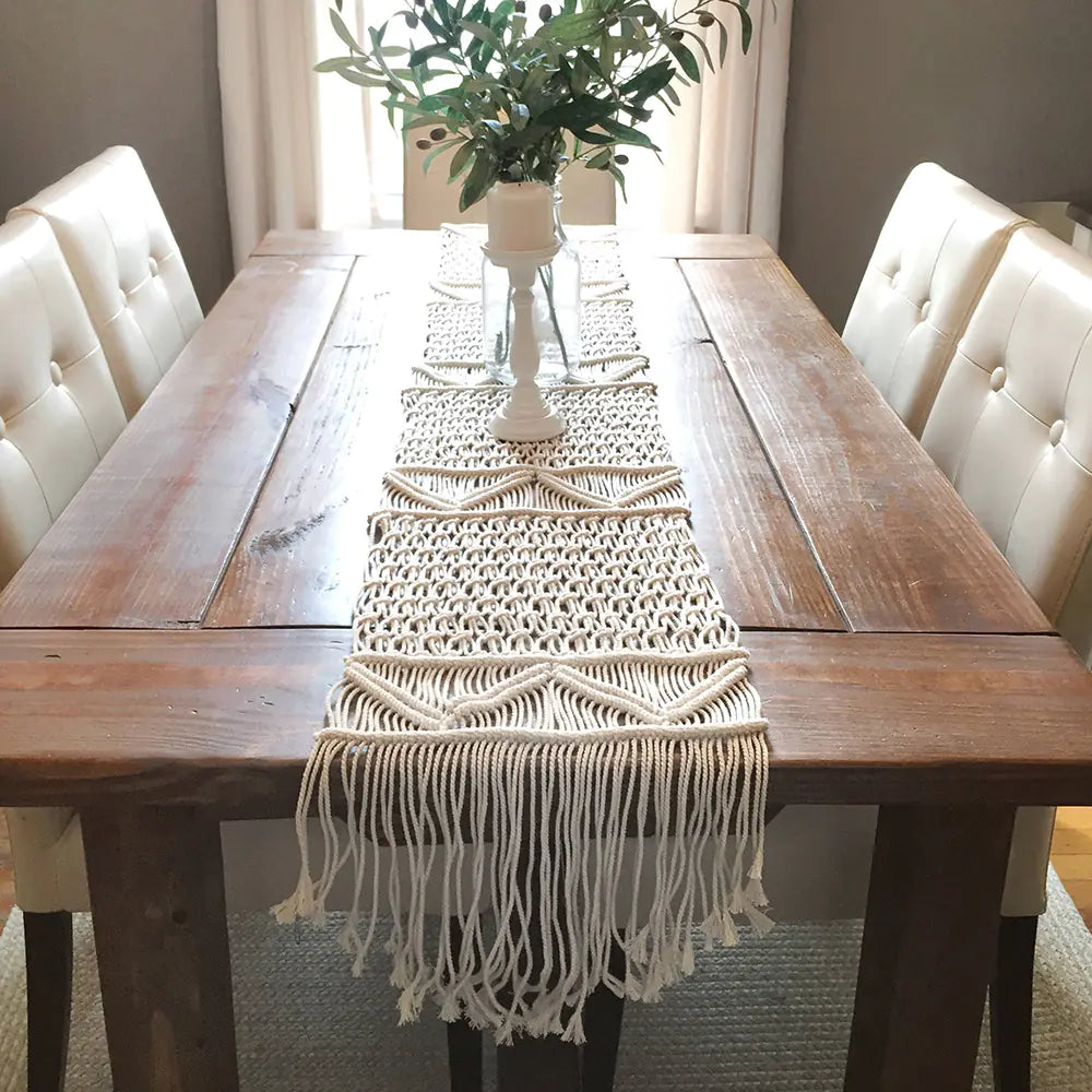 Hand-Woven Eco-Friendly Cotton Rope Table Blanket