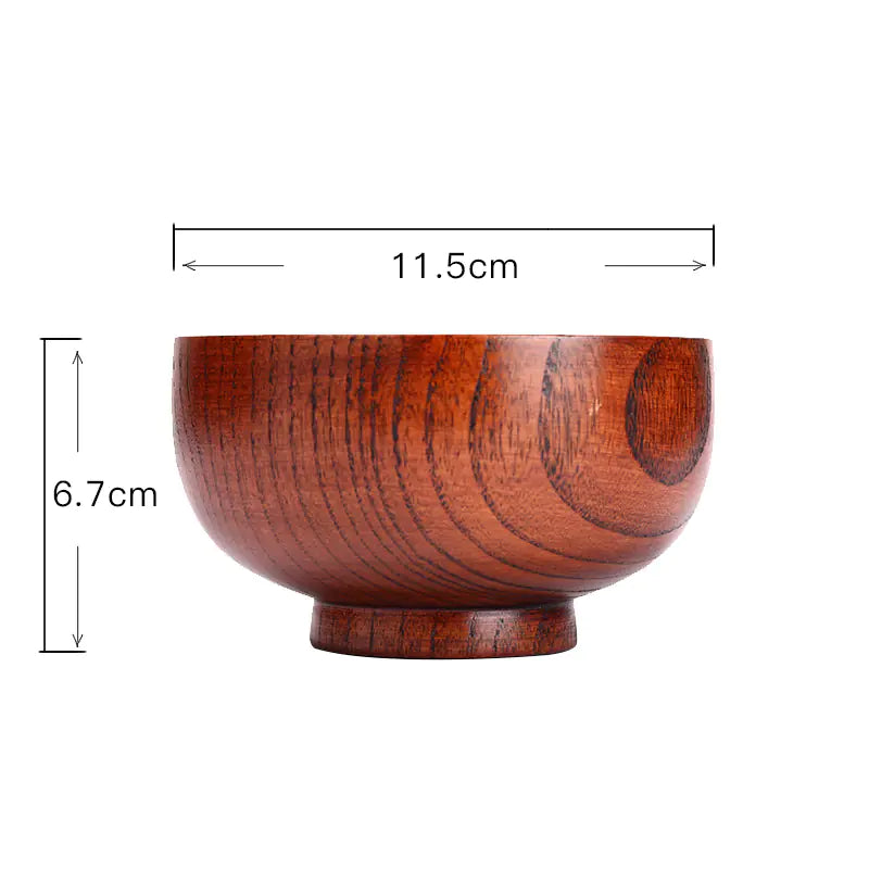 Creative Eco-Friendly Wooden Bowl for Dining Use